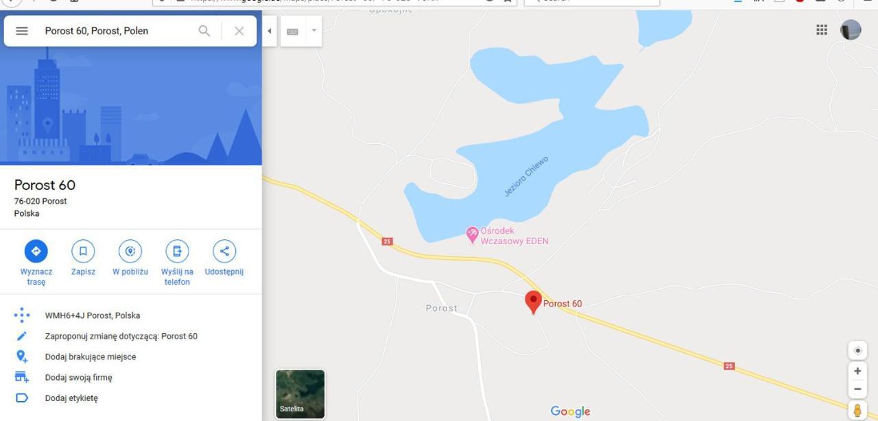 הוילה Dom Porost מראה חיצוני תמונה